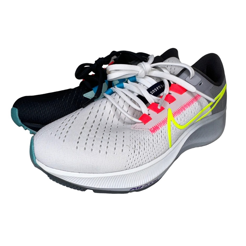 Nike Air Zoom Pegasus 38 LE Smoke Grey Volt White DJ3129 001 Women’s Size 5.5